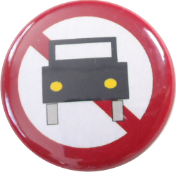 Autos verboten Button